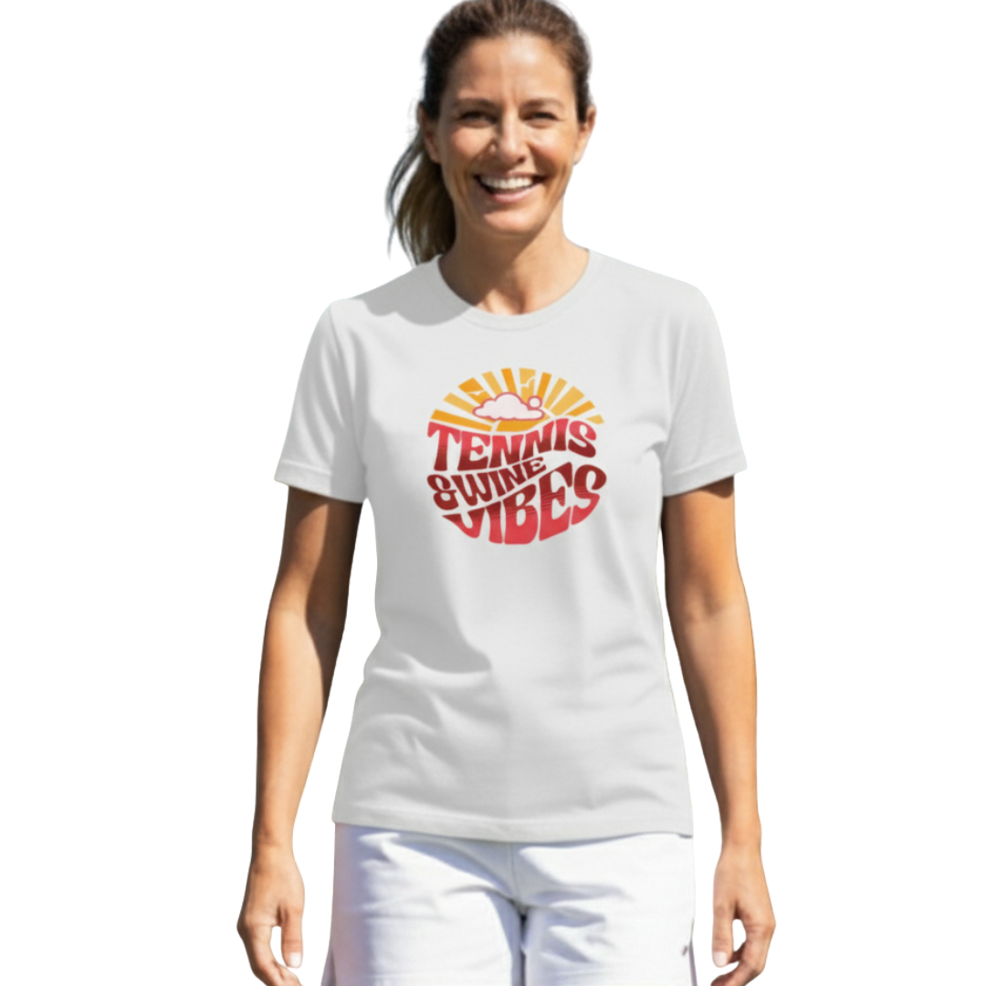 Tennis & Wine Vibes - Damen Premium Organic Shirt