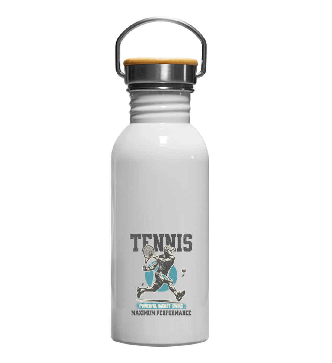 Tennis Geschenkidee – Edelstahl-Trinkflasche für Tennisspieler – TennisFashionAvenue