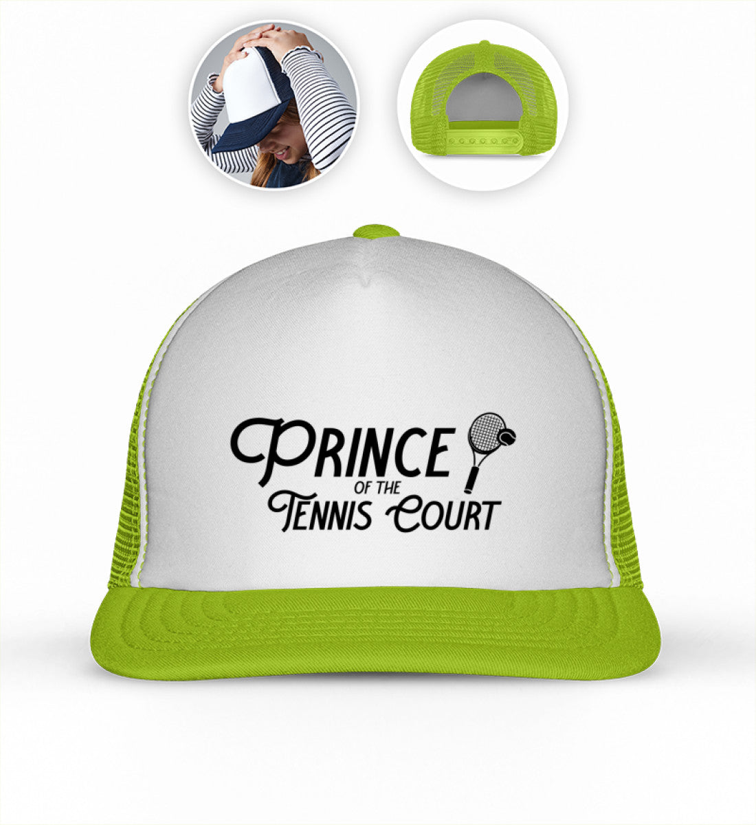 Lime Green/White -7215