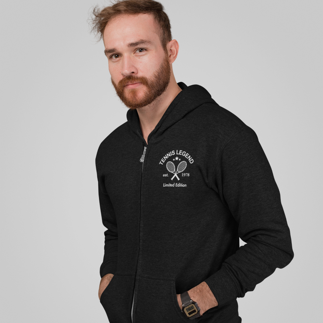 Sweatjacke Zipper Herren Stick