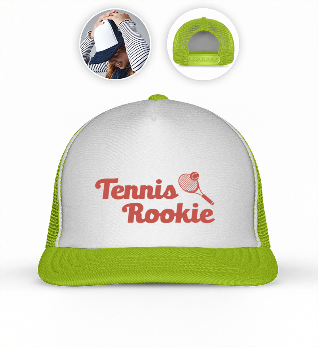 Lime Green/White -7215