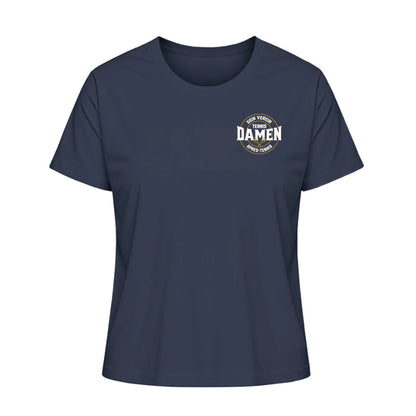 Apres Tennis Damen Organic T-Shirt navyblau personalisierbar