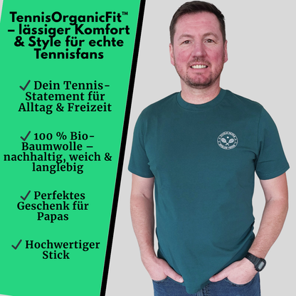Coole Papas spielen Tennis  - Herren Premium Organic T-Shirt (Stick)
