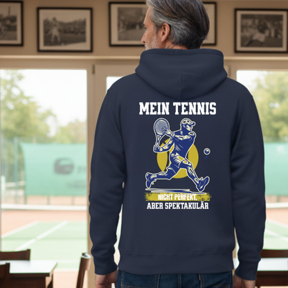 Mein Tennis - nicht perfekt, aber spektakulär | Herren Premium Organic Hoodie