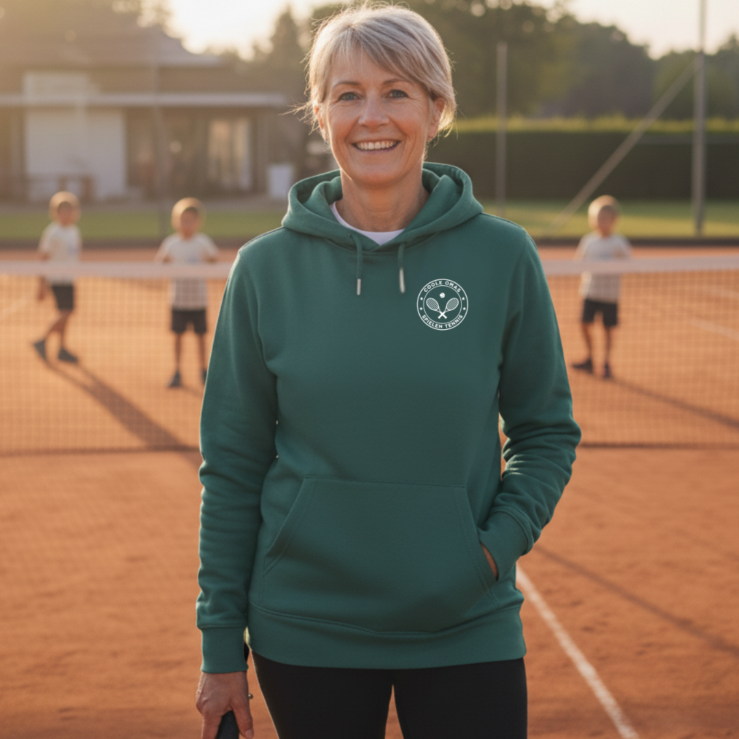 Coole Omas spielen Tennis - Damen Premium Organic Hoodie