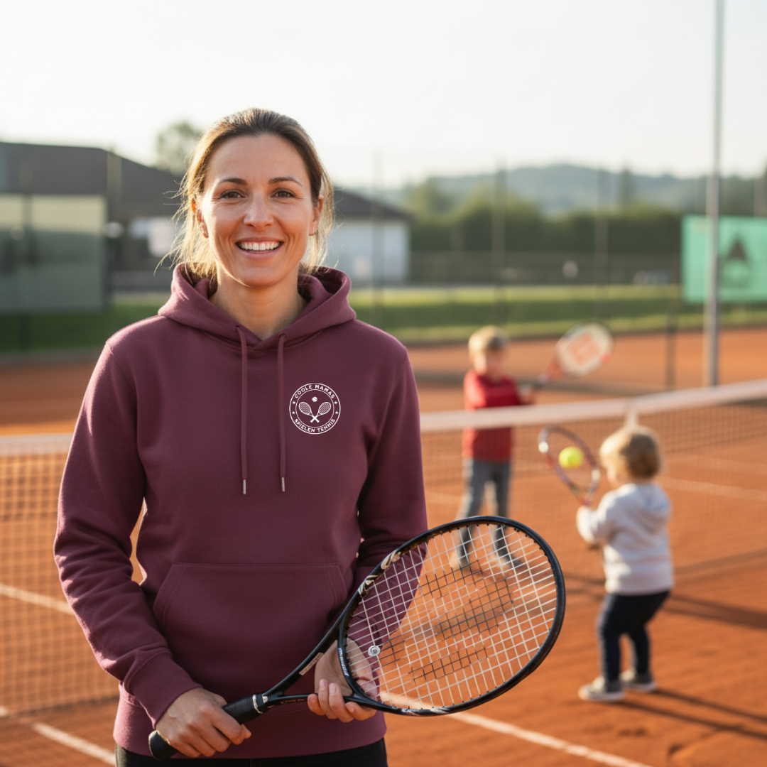 Coole Mamas spielen Tennis - Damen Premium Organic Hoodie