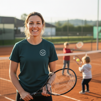 Coole Mamas spielen Tennis - Damen Premium Organic T-Shirt mit Stick