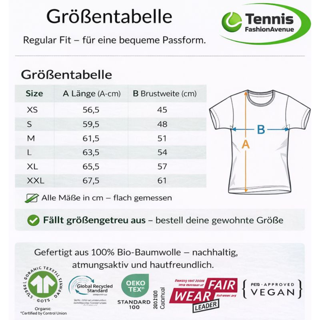 Tennis & Wine Vibes - Damen Premium Organic Shirt