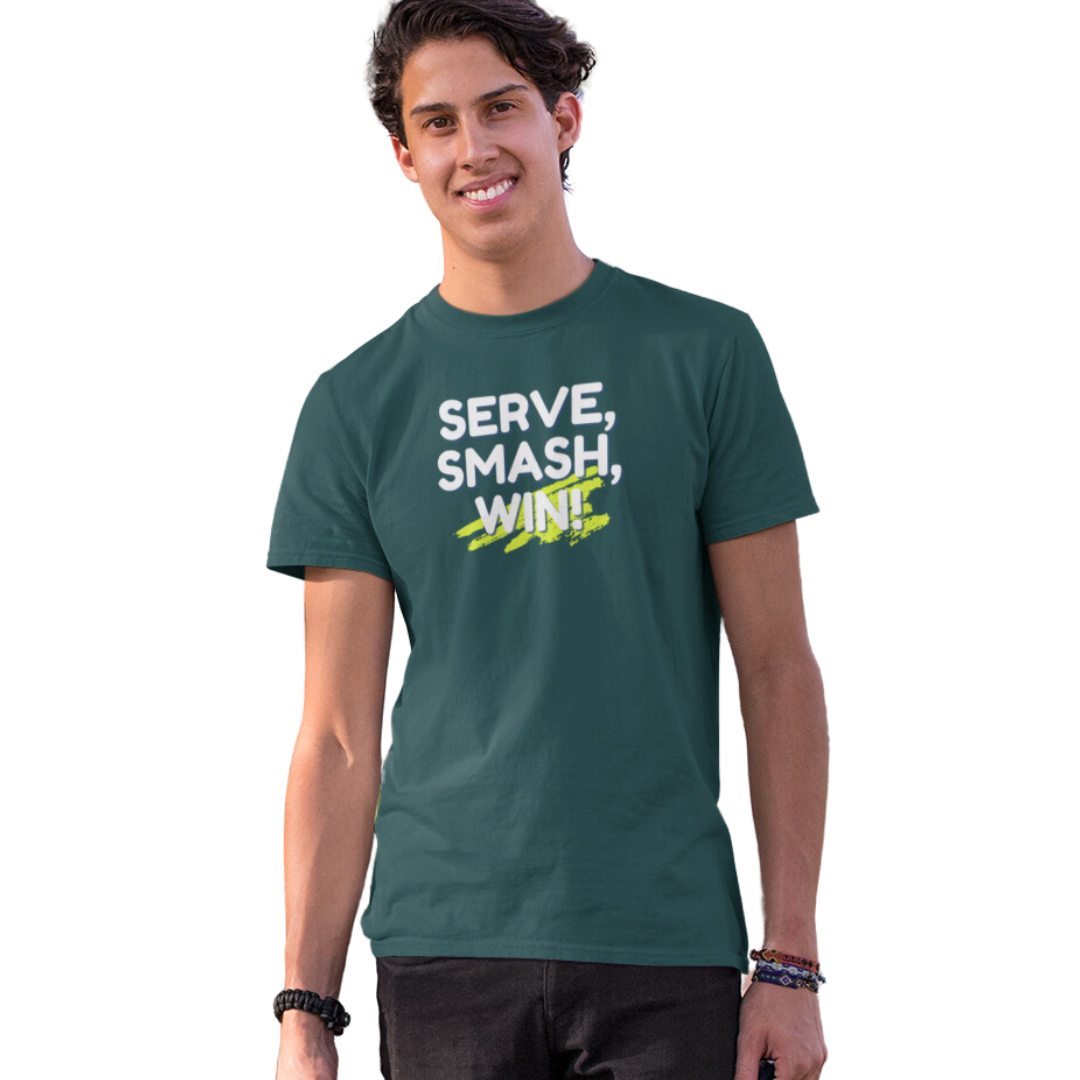 Serve, Smash, Win - Herren Premium Organic T-Shirt