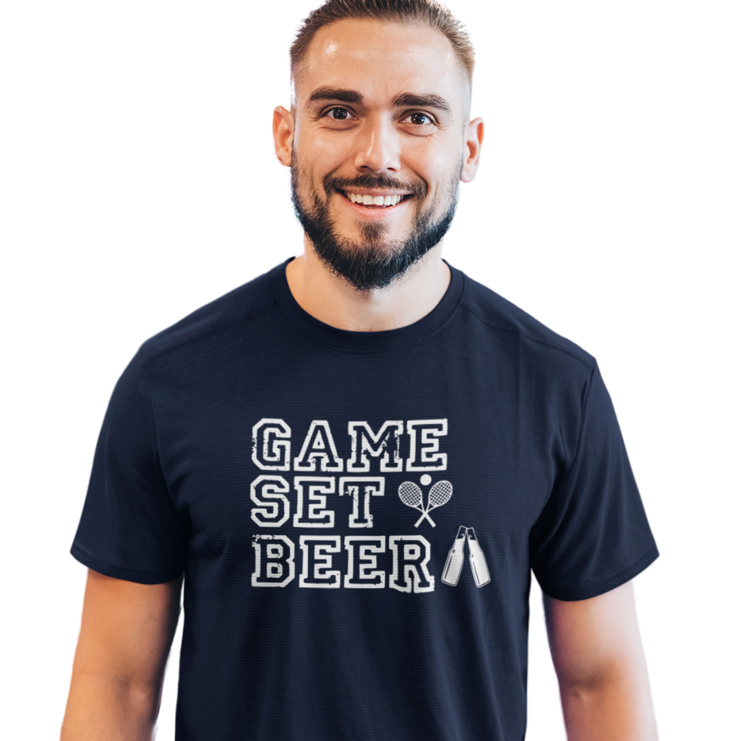 Game, Set, Beer - Herren Premium Organic Shirt