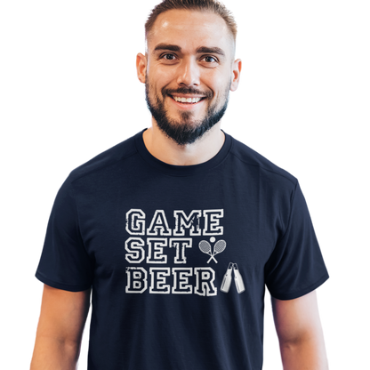 Game, Set, Beer - Herren Premium Organic Shirt