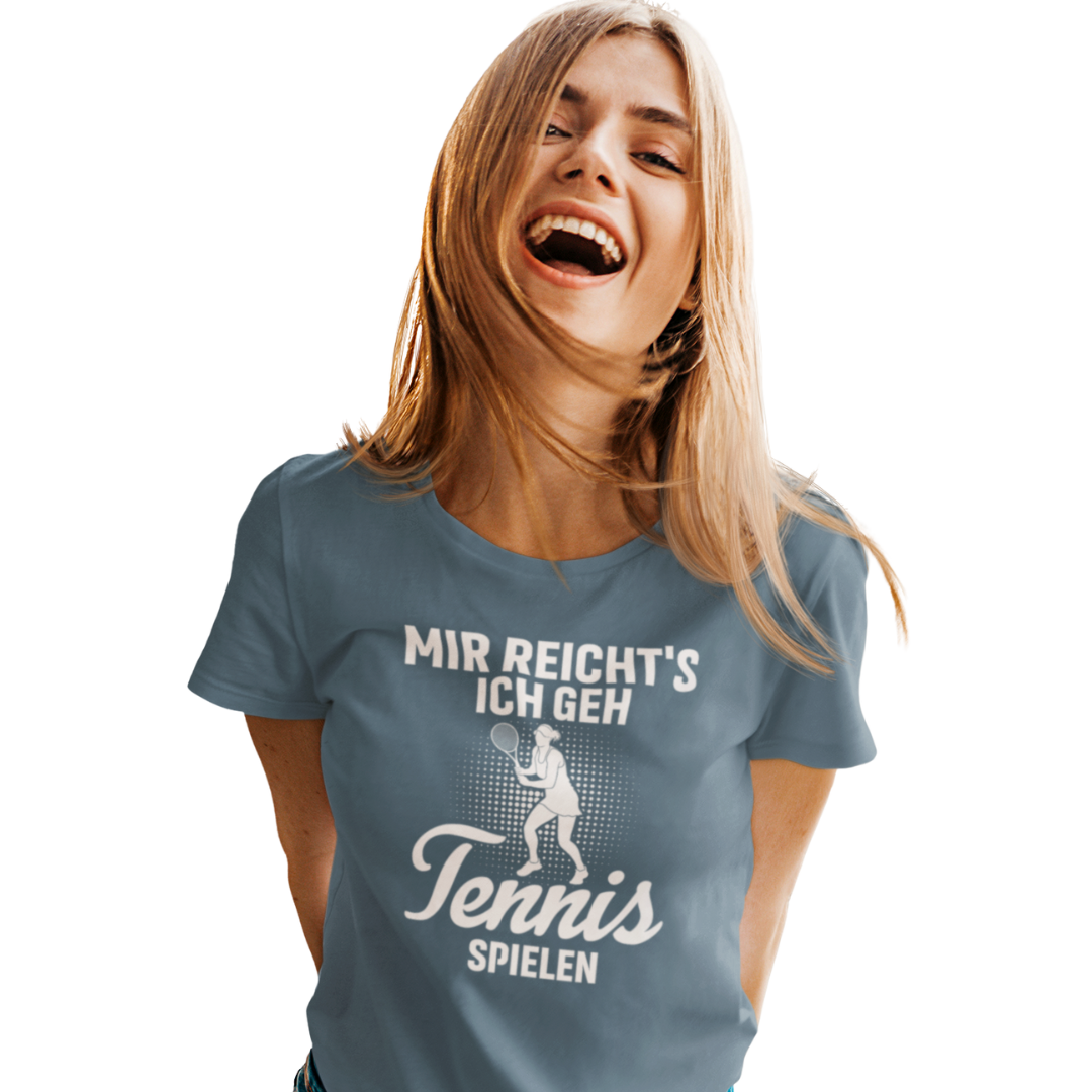 Mir reicht's ich geh Tennis spielen - Damen Premium Organic T-Shirt