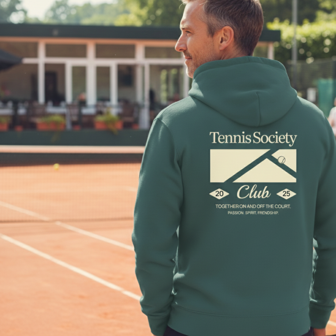Tennis Society - Herren Premium Organic Hoodie