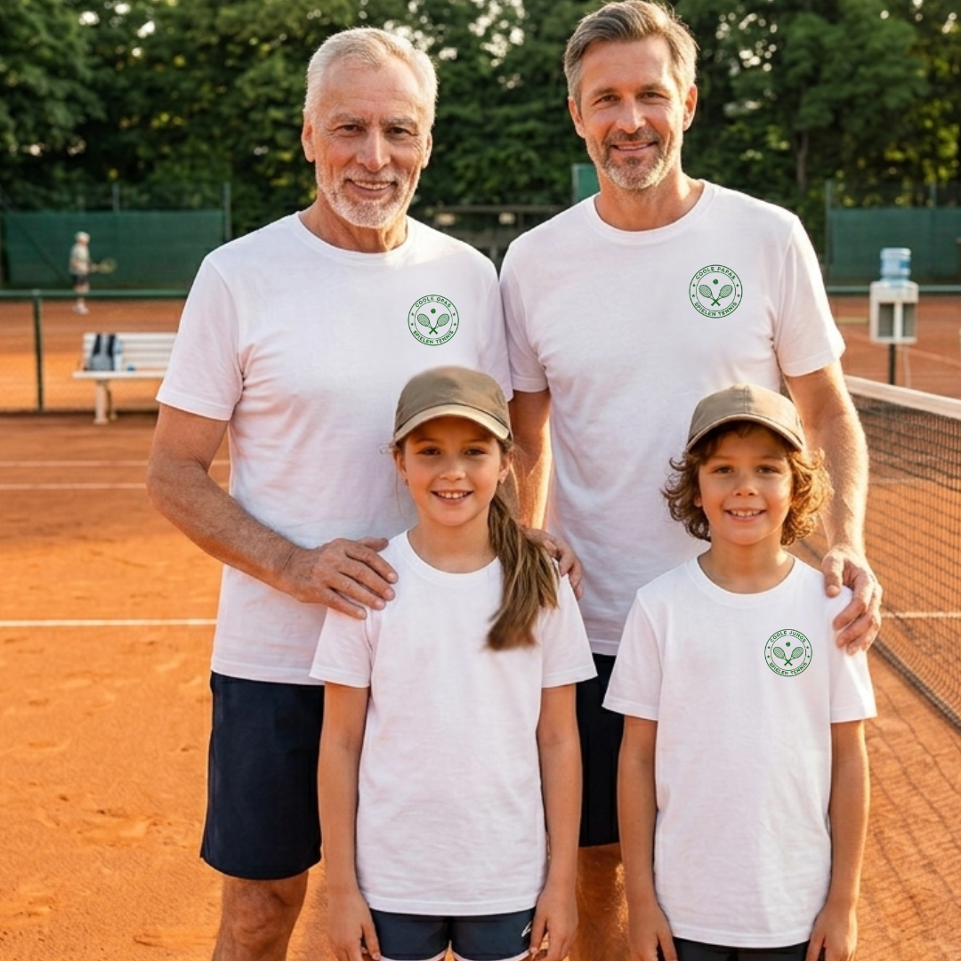 Coole Mädchen spielen Tennis - Kinder Premium Organic T-Shirt