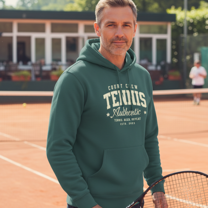 Court Crew Tennis - Herren Premium Organic Hoodie