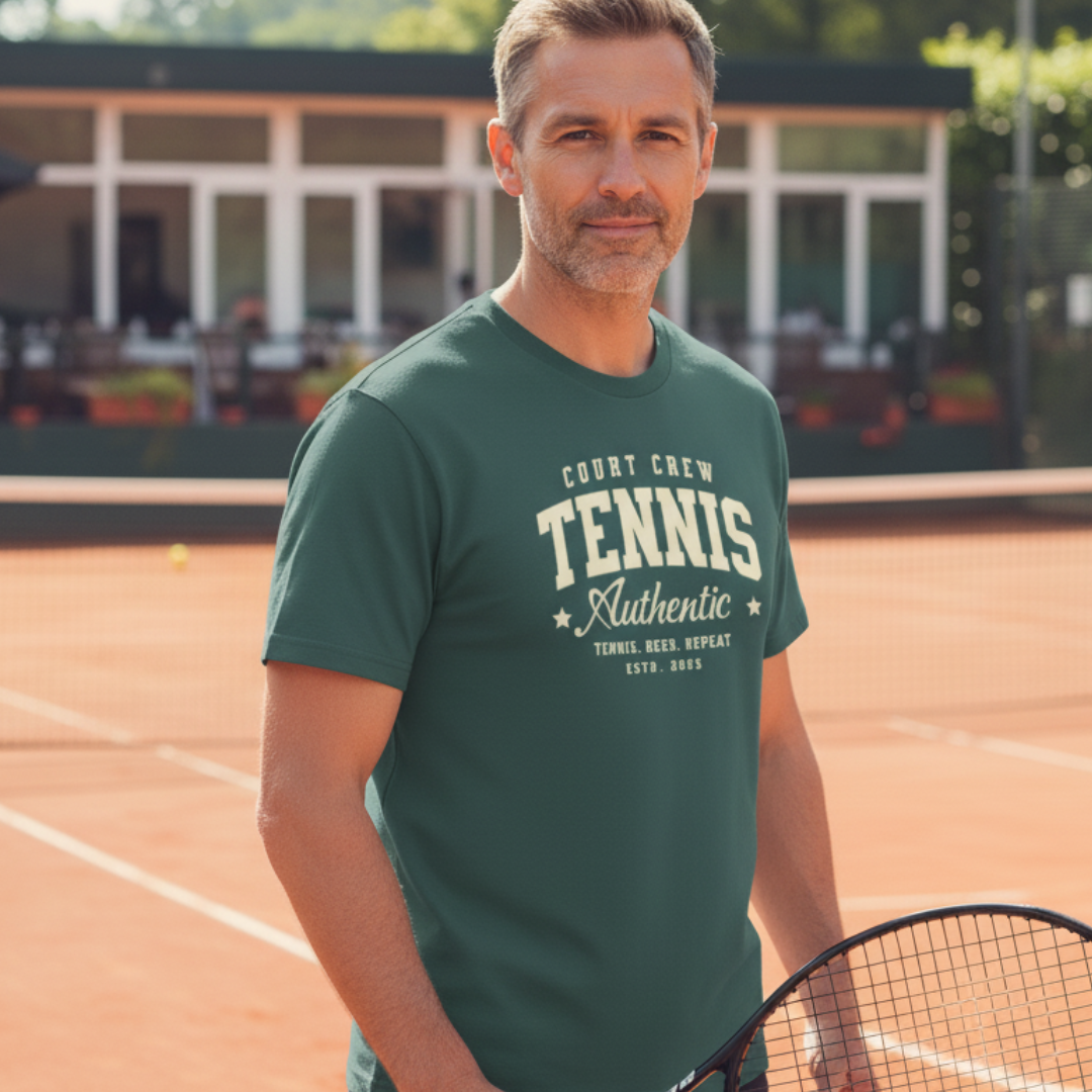 Court Crew Tennis - Herren Premium Organic T-Shirt