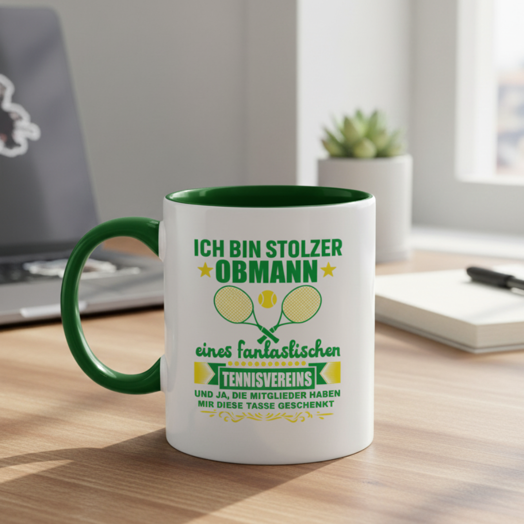 Stolzer Obmann - Zweifarbige Tasse