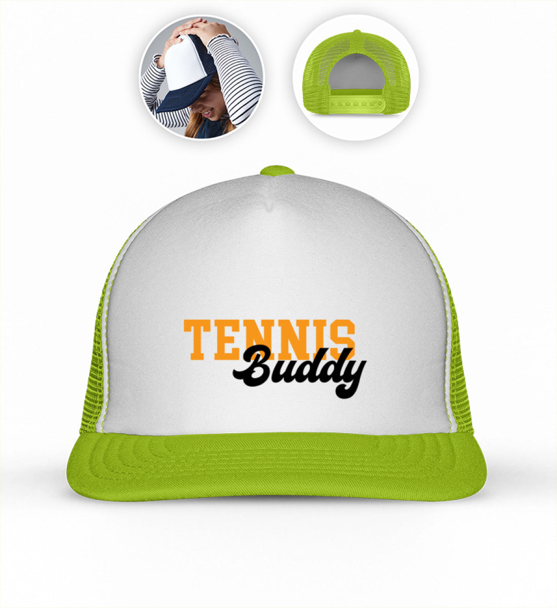Lime Green/White -7215
