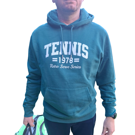 Tennis Retro Series personalisierbarer | Bio-Hoodie Unisex