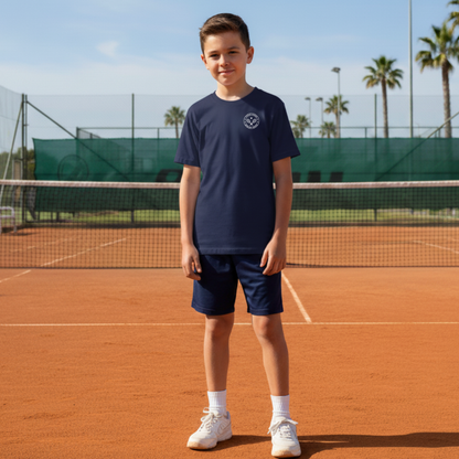 Coole Jungs spielen Tennis - Kinder Premium Organic T-Shirt