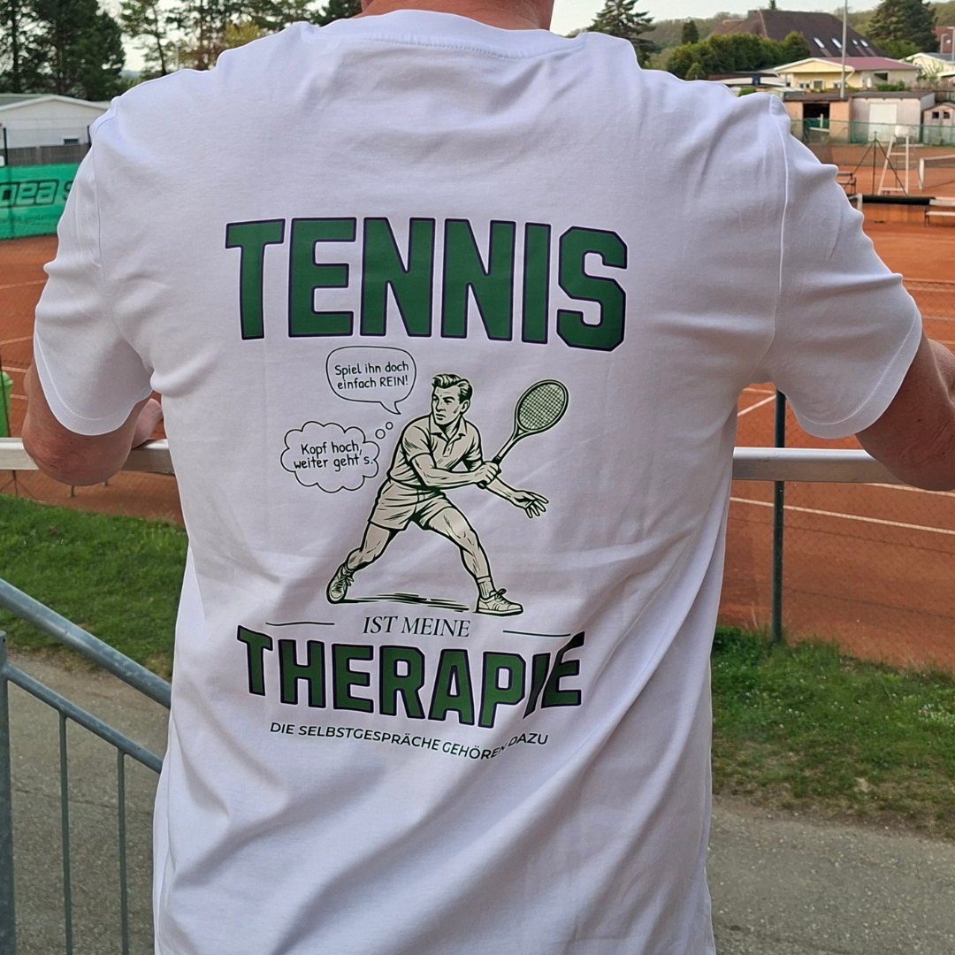 Tennis - Meine Therapie | Herren Premium Organic T-Shirt