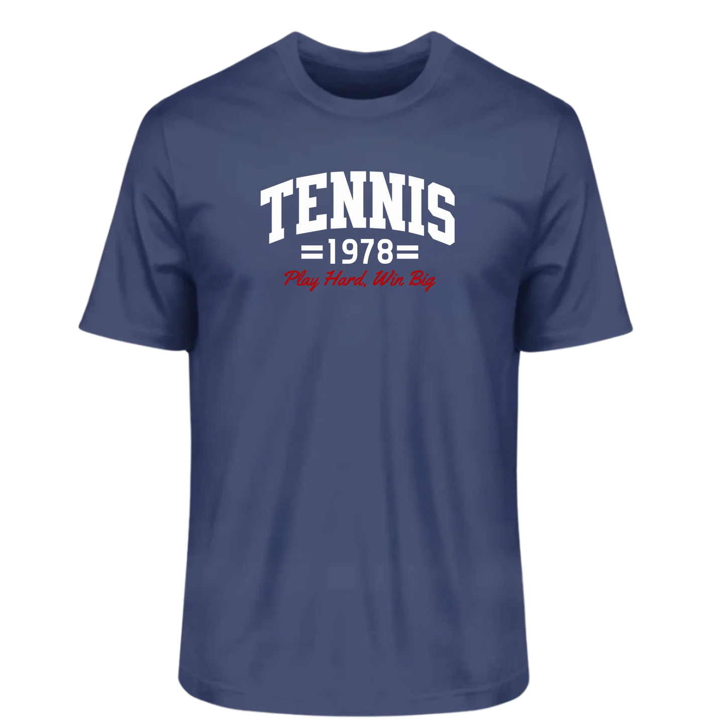Tennis 1978 Herren Premium T-Shirt navyblau personalisierbar