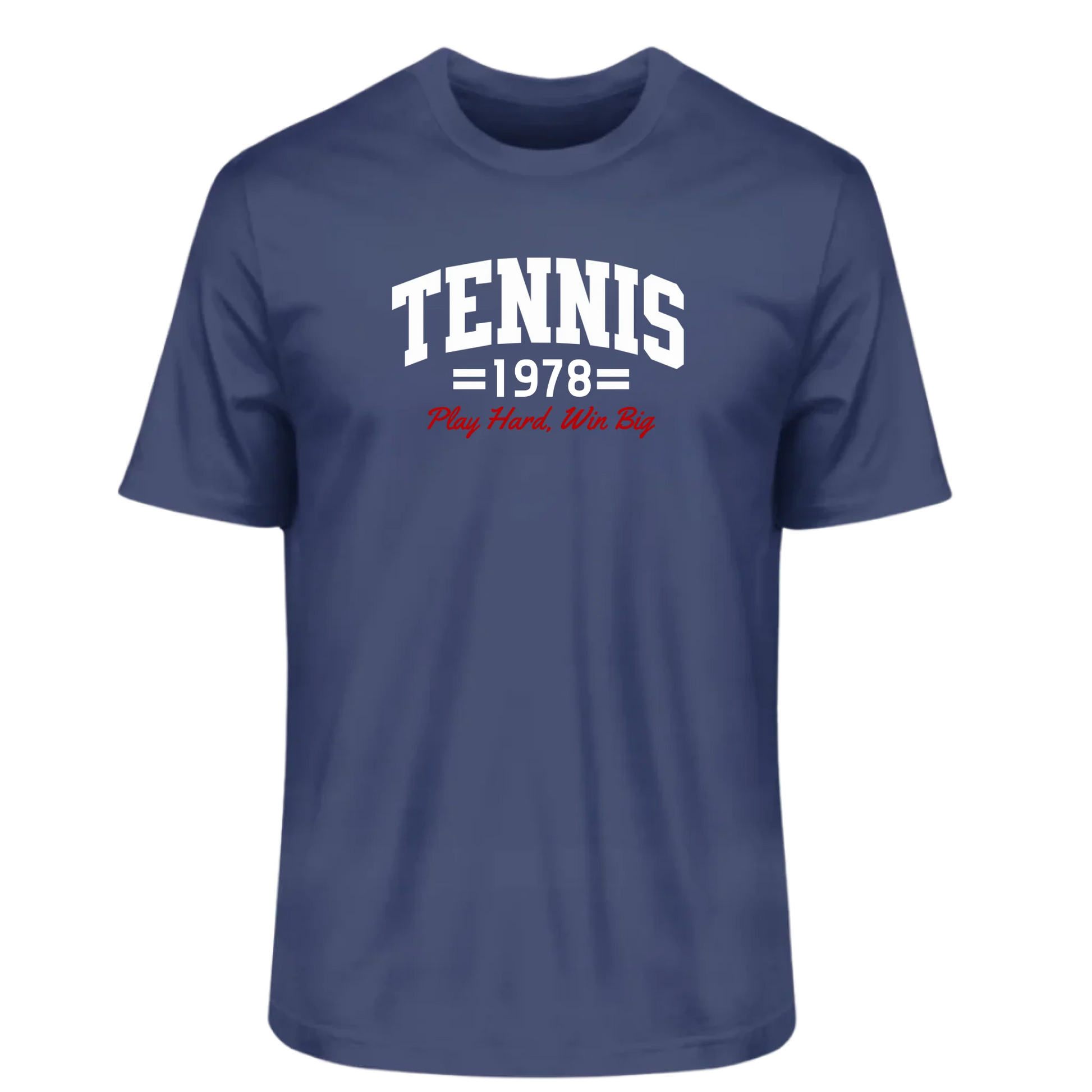Tennis 1978 Herren Premium T-Shirt navyblau personalisierbar