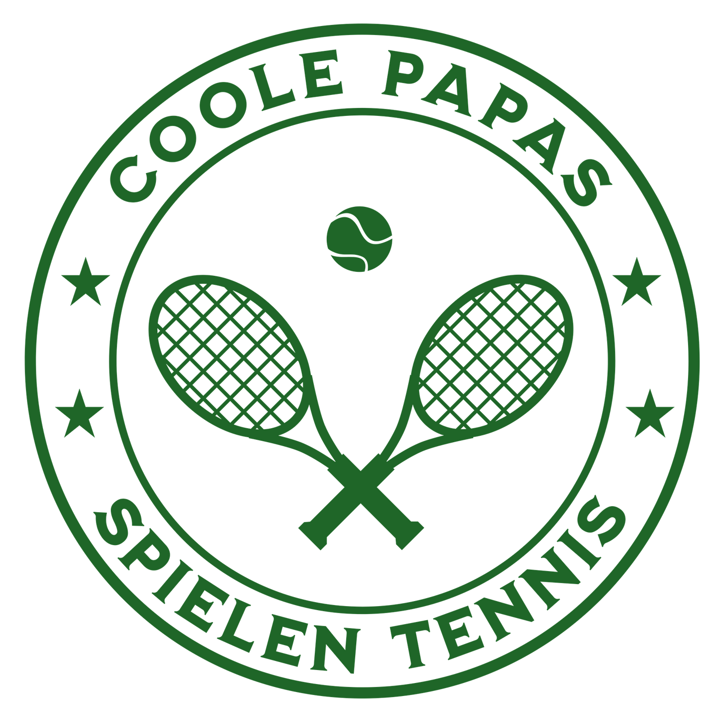 Coole Papas spielen Tennis - Herren Premium Organic T-Shirt