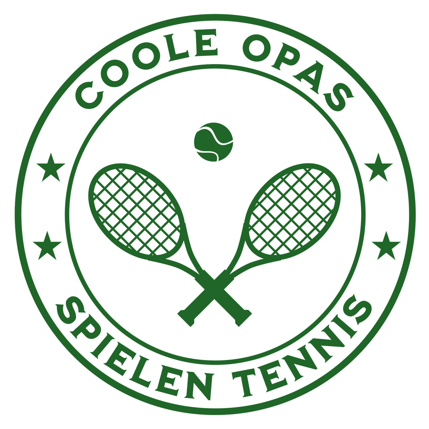 Coole Opas spielen Tennis - Herren Premium Organic T-Shirt