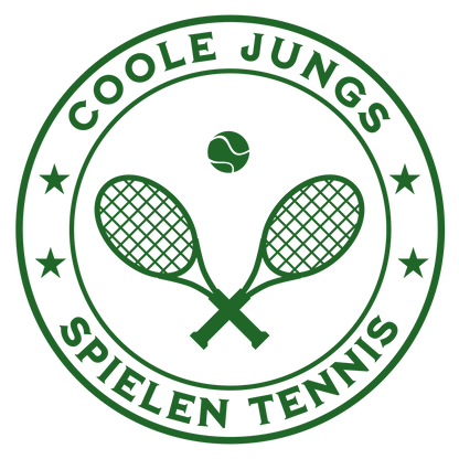 Coole Jungs spielen Tennis - Kinder Premium Organic T-Shirt