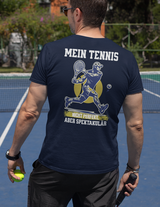 Mein Tennis - nicht perfekt, aber spektakulär | Herren Premium Organic T-Shirt