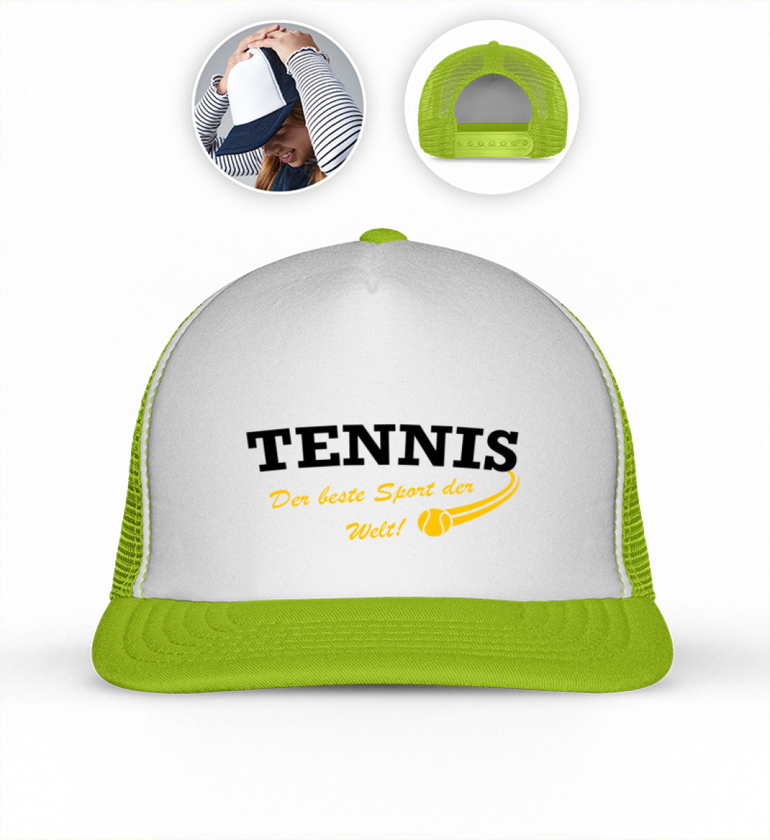 Lime Green/White -7215